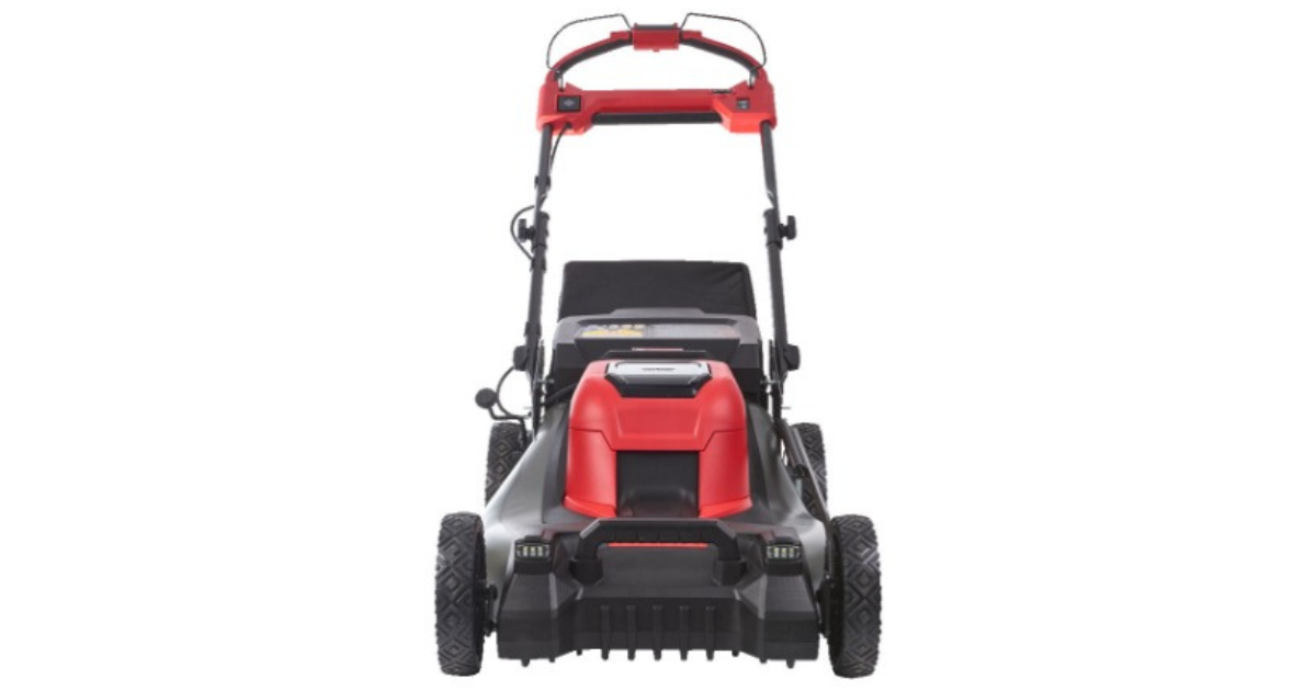 Front view of the Milwaukee M18 Fuel Lawnmower