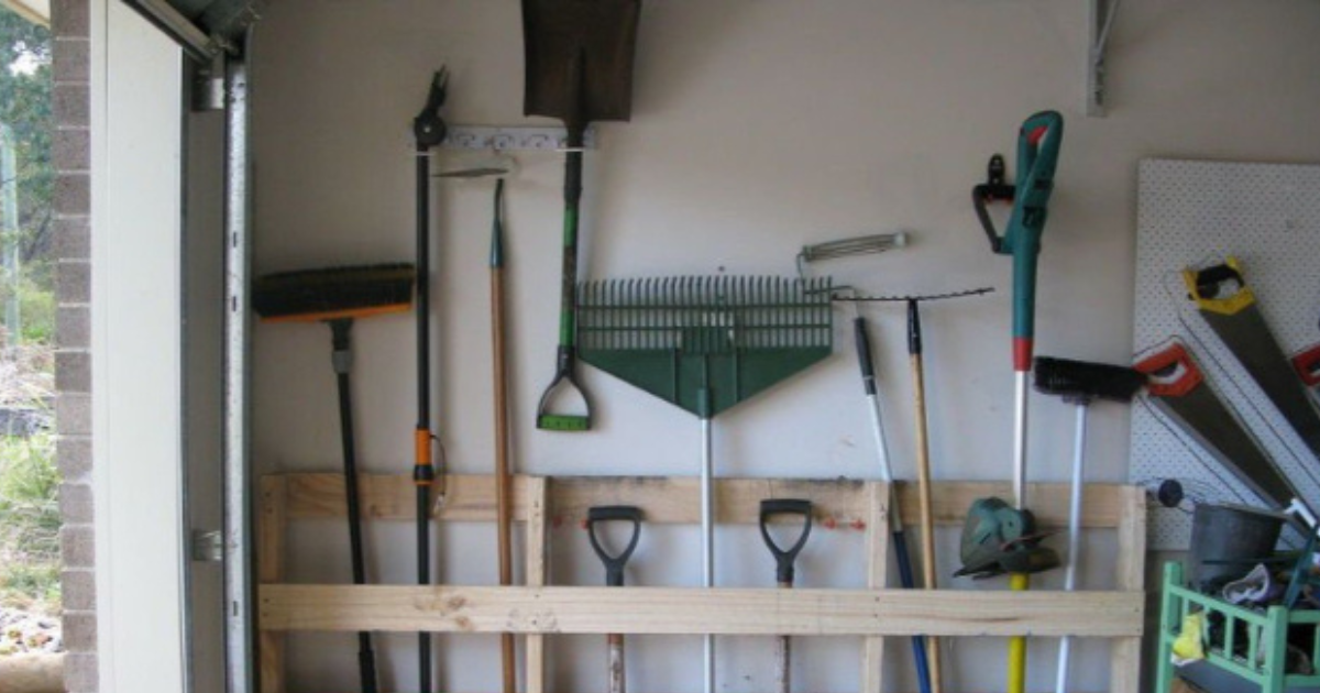 Making sure your garden tools are safely stored away
