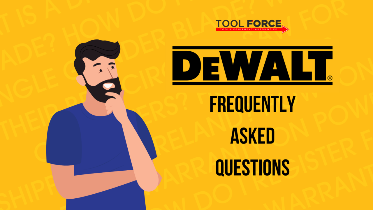 DeWalt Frequently asked questions