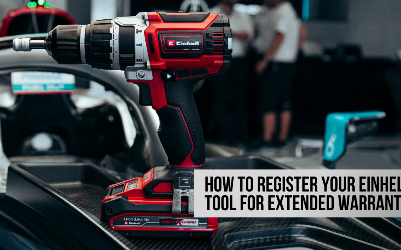 How to Register your Einhell Tool for FREE Extended Warranty