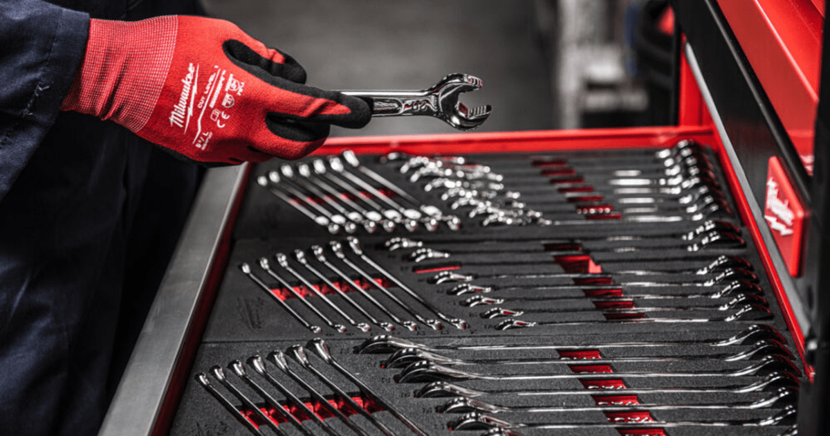 Milwaukee 15 Piece Maxbite Combination Spanner Set in EVA Foam 4932479827