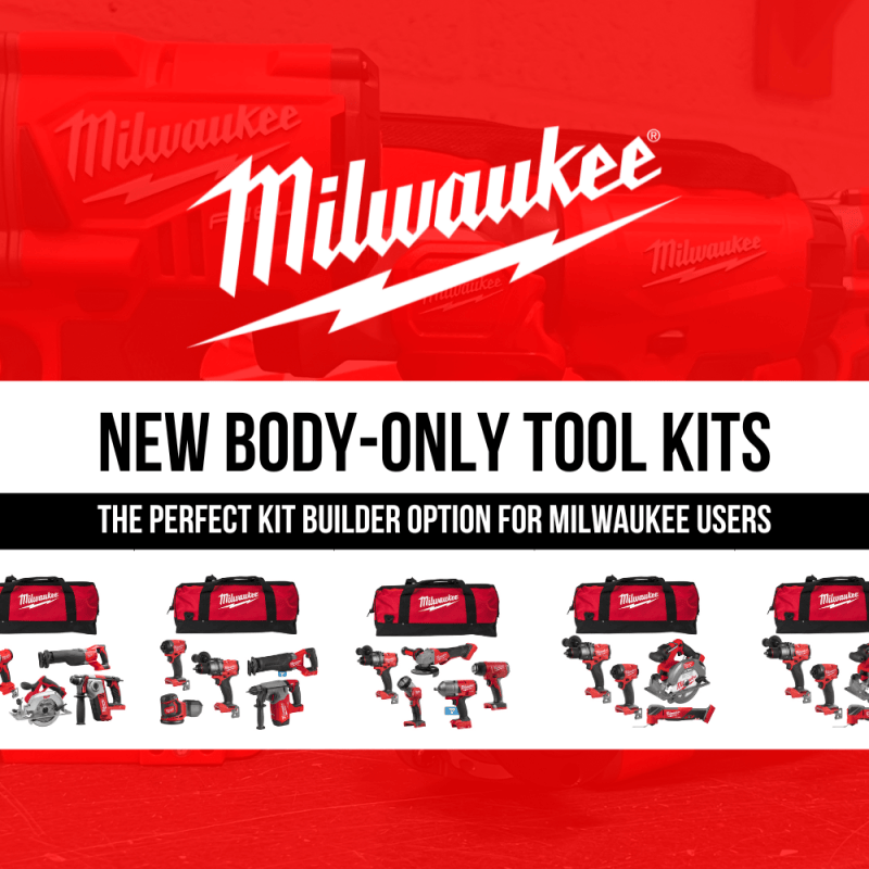 Milwaukee Body Only Power Tool Kits NEW! To Toolforce