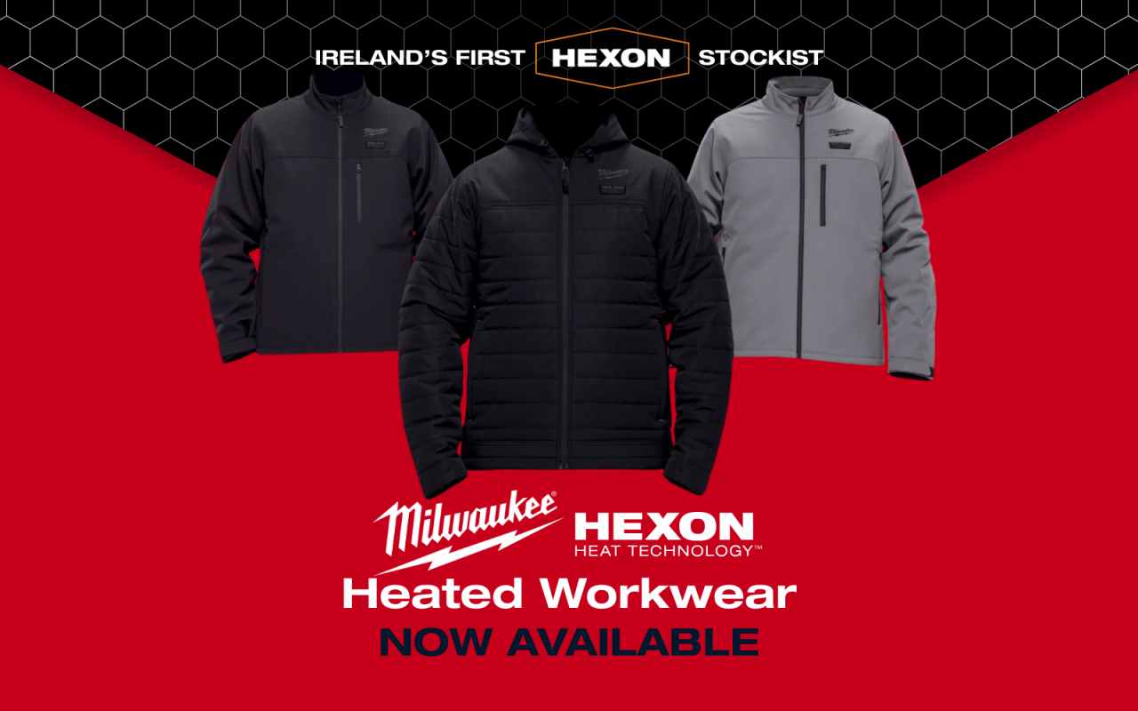 Milwaukee M12 Hexon Heated Clothing Now Available from Toolforce