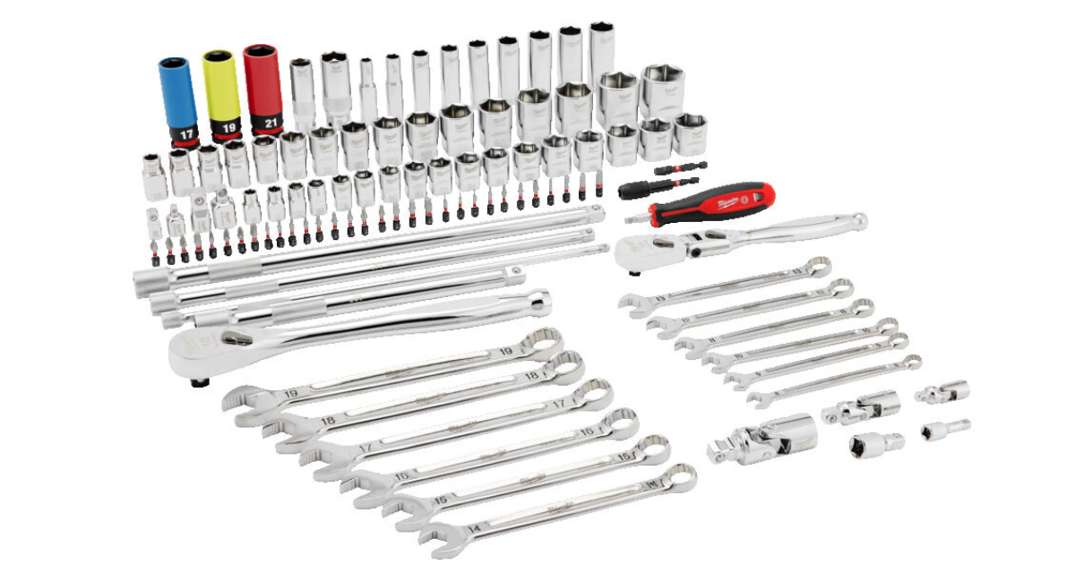 Milwaukee 108pc Drive Mechanics Set 1/4'' 3/8'' & 1/2'' 4932501845