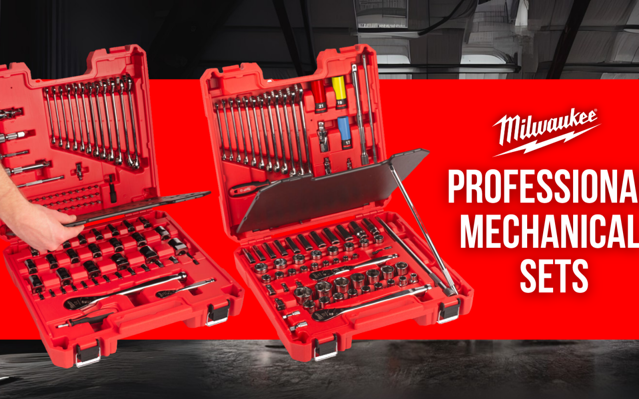 New Milwaukee Professional Mechanics Socket Sets