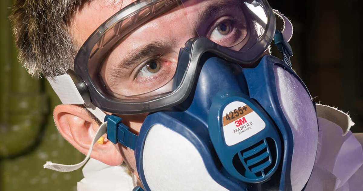 3M 4255+ Reusable Half-Face Respirator with Integrated Filters