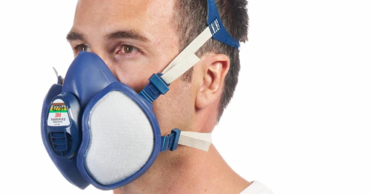 3M 4277+ Reusable Half-Face Respirator with Integrated Filters